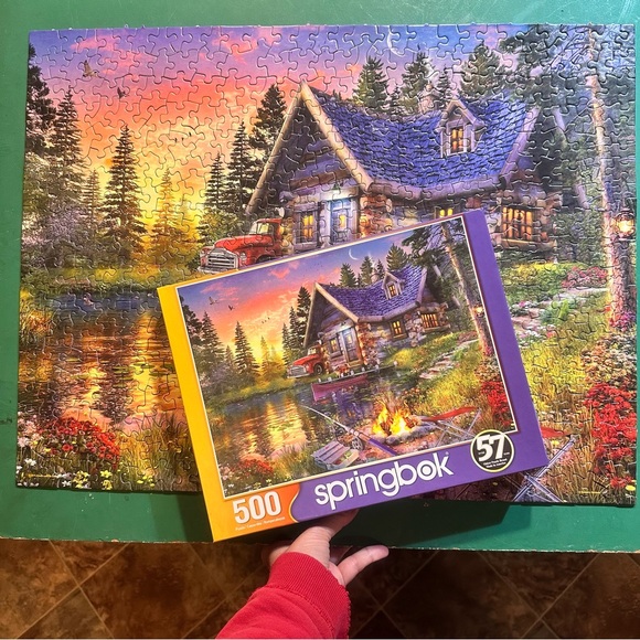 Cabin puzzle complete 500 piece - Picture 5 of 12